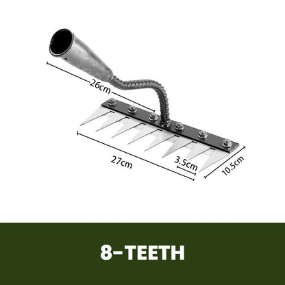 Ergonomic Garden Rake with Versatile Handle – Lawn & Garden Tool