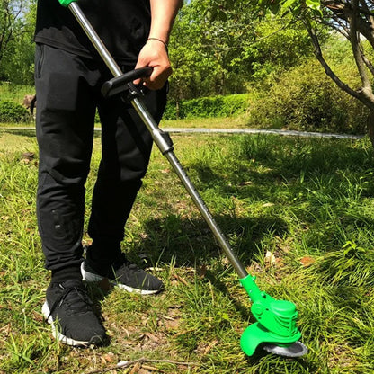 Cordless Electric Grass Trimmer – Battery Powered Lawn Edge Cutter