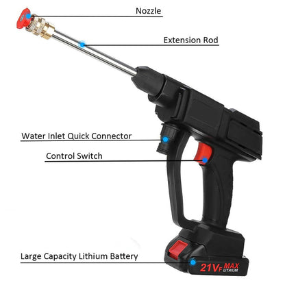 Cordless High-Pressure Washer with 2 Batteries – Portable Power Cleaner