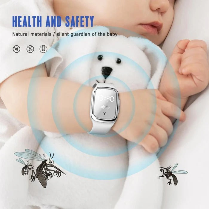 Anti-Mosquito Ultrasonic Wristband – Outdoor Insect Repellent Bracelet