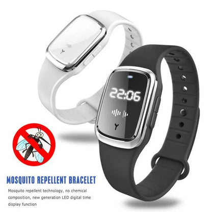 Anti-Mosquito Ultrasonic Wristband – Outdoor Insect Repellent Bracelet