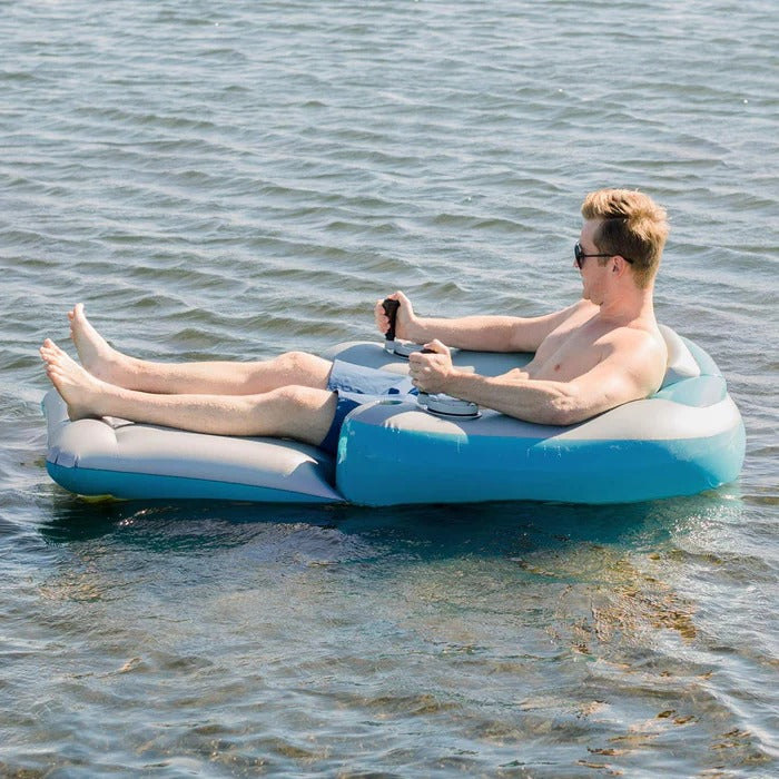 Splash Pool Runner Lounger – Inflatable Floating Pool Lounge Chair