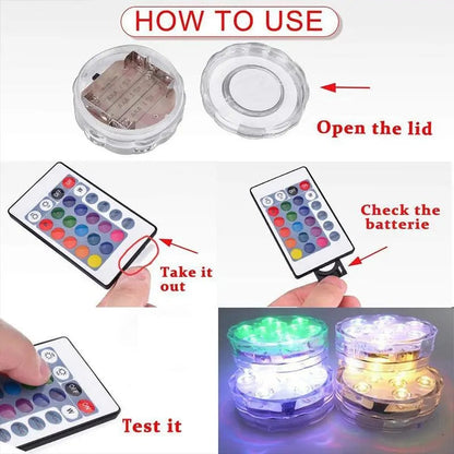 Submersible LED Lights – Waterproof Underwater Pool & Pond Lights