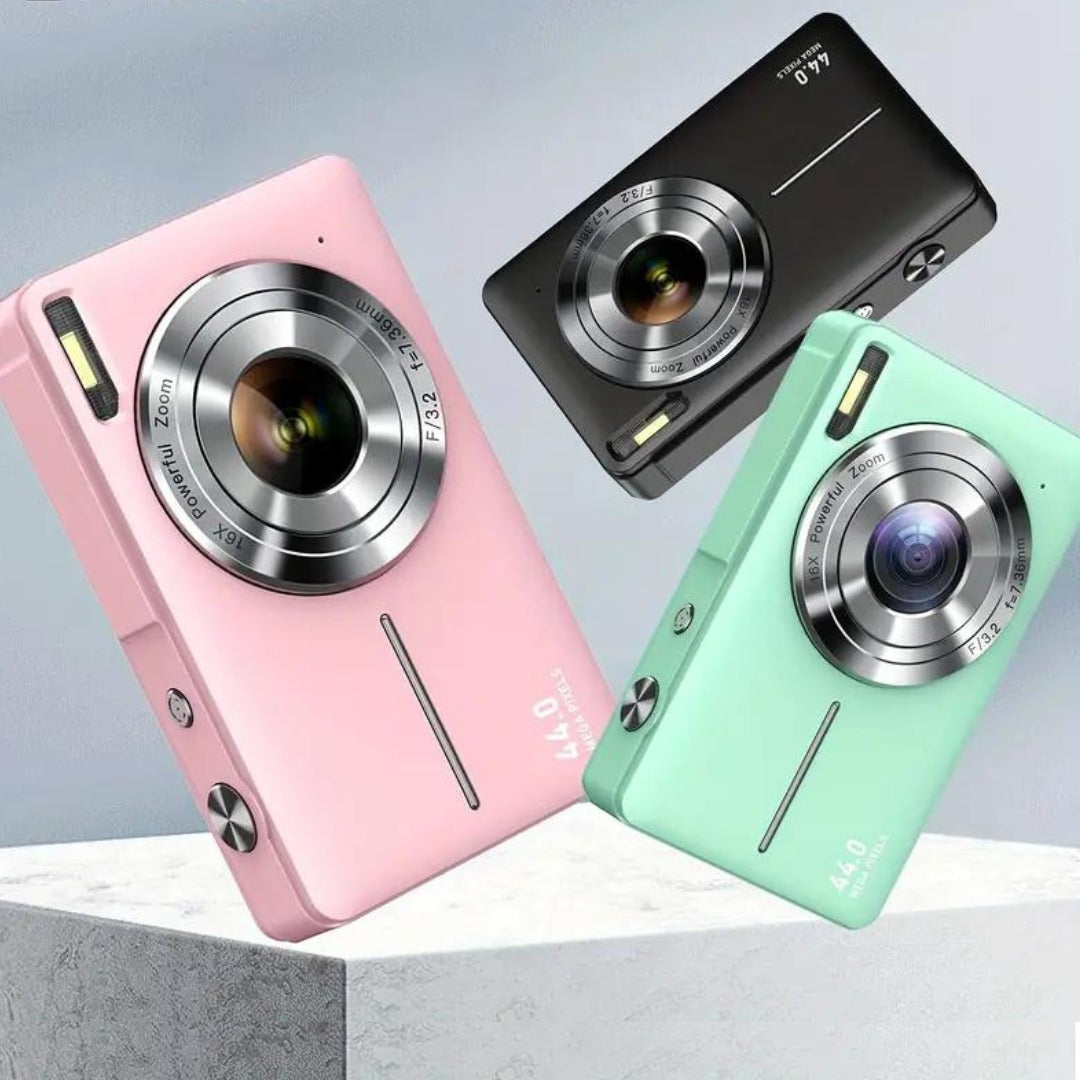 Retro Compact Digital Camera – Vintage Style Point & Shoot Camera