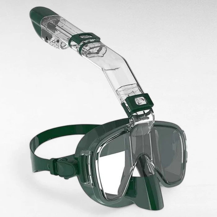 Full-Face Snorkeling Mask with Dry Top System – Anti-Fog Snorkel Set