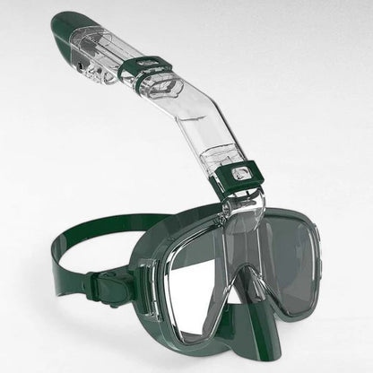 Full-Face Snorkeling Mask with Dry Top System – Anti-Fog Snorkel Set