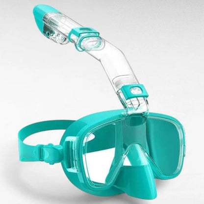 Full-Face Snorkeling Mask with Dry Top System – Anti-Fog Snorkel Set