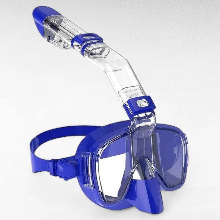 Full-Face Snorkeling Mask with Dry Top System – Anti-Fog Snorkel Set
