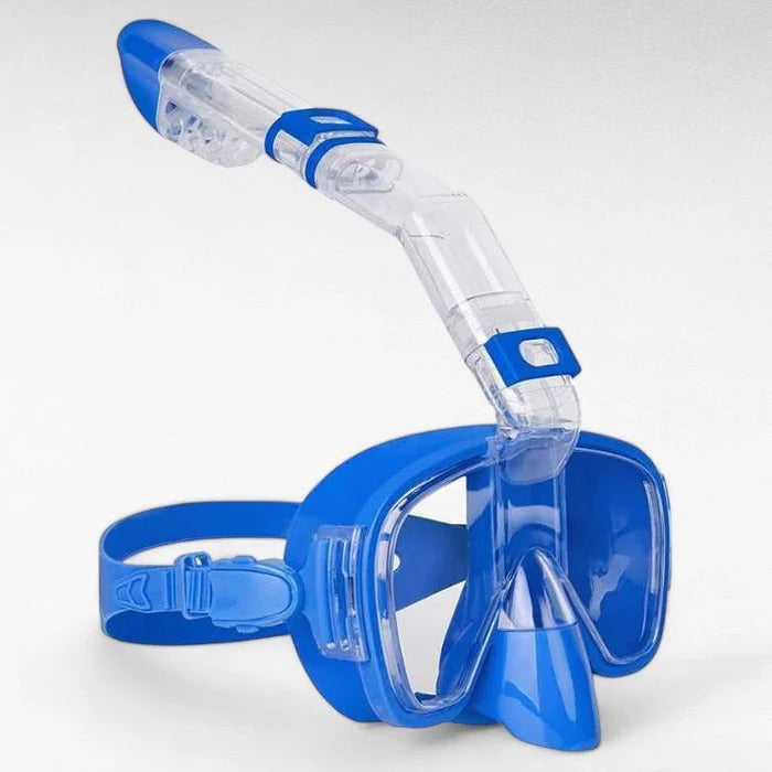 Full-Face Snorkeling Mask with Dry Top System – Anti-Fog Snorkel Set