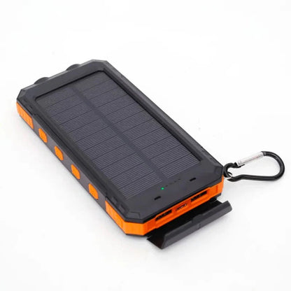 Solar Waterproof Power Bank Charger – Portable Outdoor Emergency Battery Pack