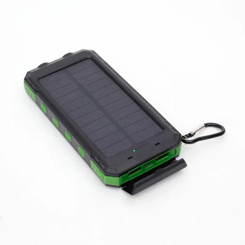 Solar Waterproof Power Bank Charger – Portable Outdoor Emergency Battery Pack
