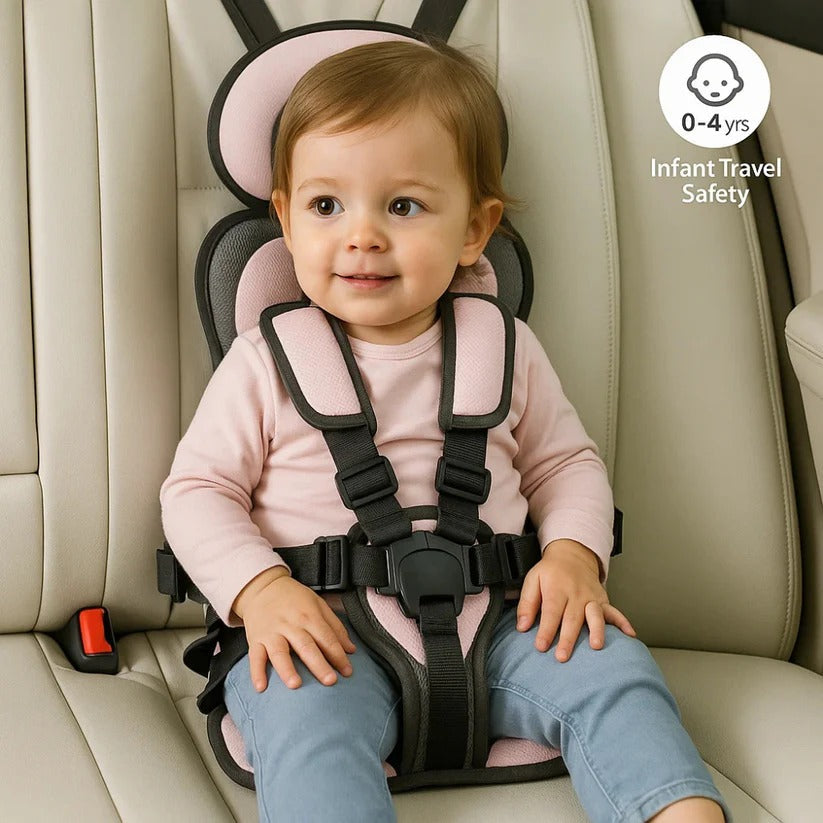 Portable Foldable Child Car Seat – Lightweight & Travel-Ready