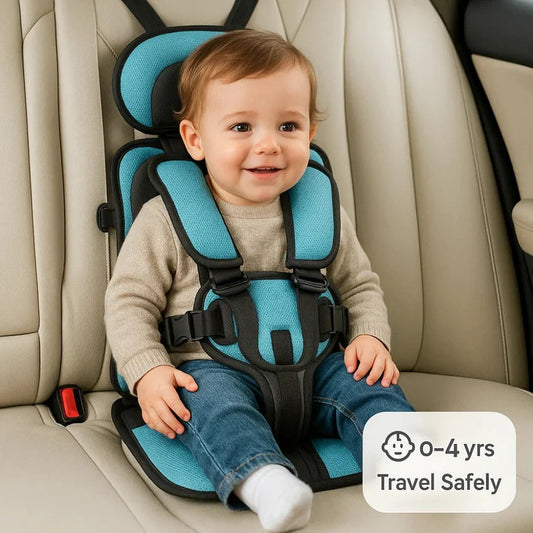 Portable Foldable Child Car Seat – Lightweight & Travel-Ready