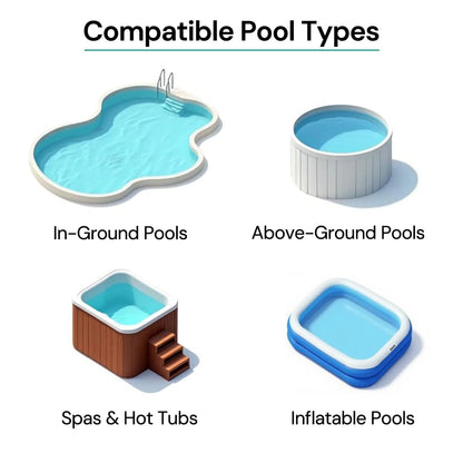 Cordless Pool Cleaner – Rechargeable Automatic Robotic Swimming Pool Vacuum