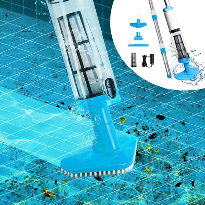 Cordless Pool Cleaner – Rechargeable Automatic Robotic Swimming Pool Vacuum