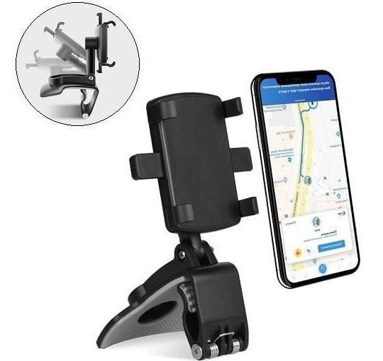 Universal 360° Adjustable Car Phone Mount – Dashboard Windscreen Holder