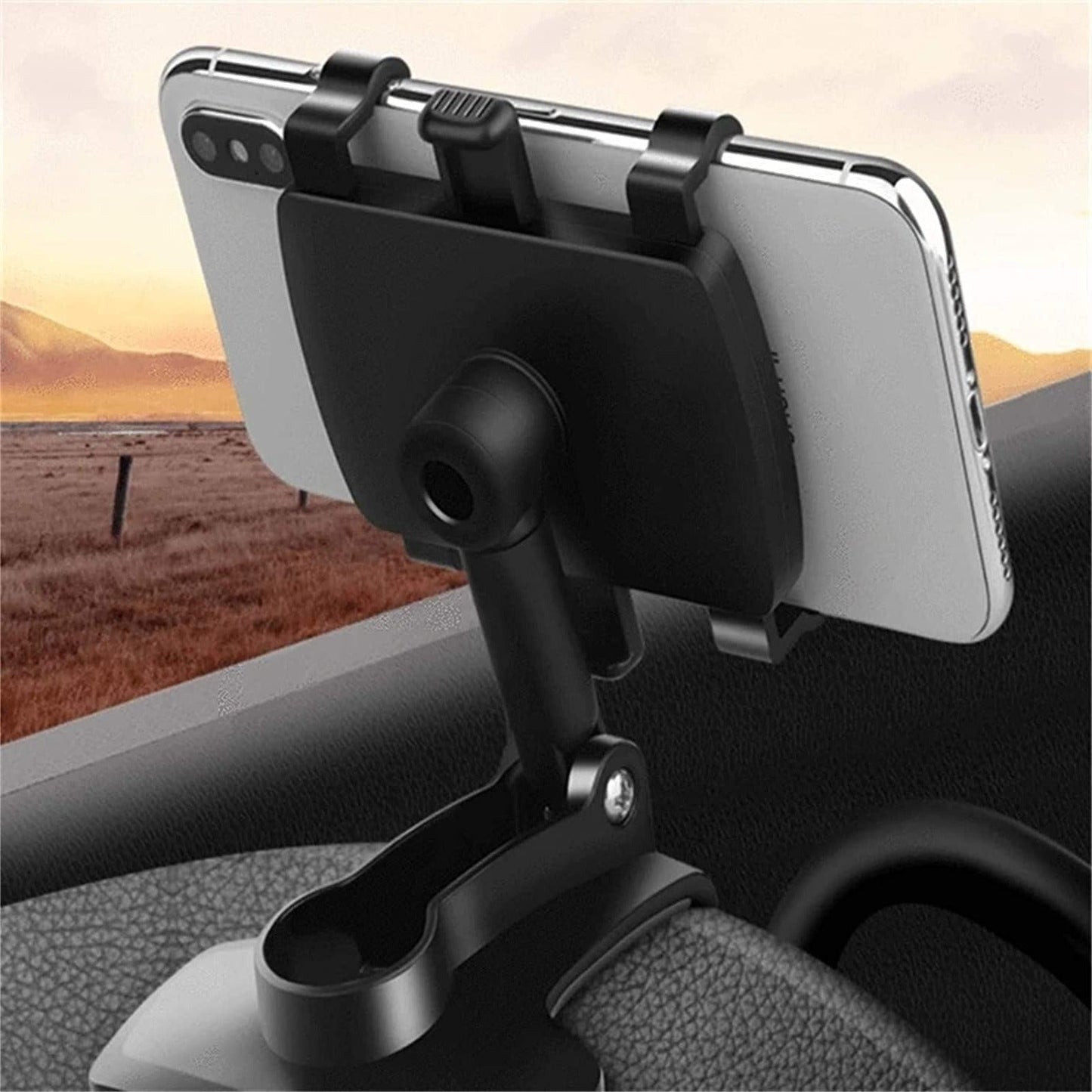 Universal 360° Adjustable Car Phone Mount – Dashboard Windscreen Holder