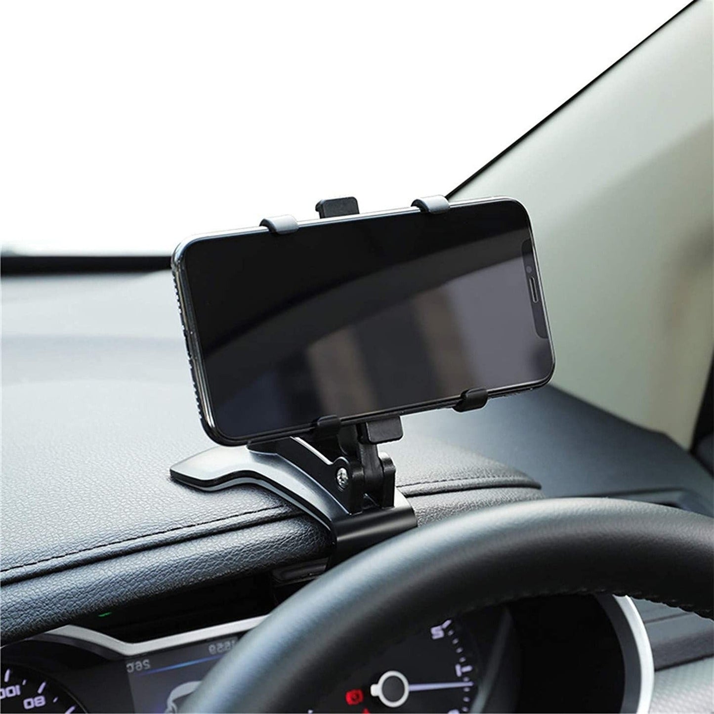 Universal 360° Adjustable Car Phone Mount – Dashboard Windscreen Holder