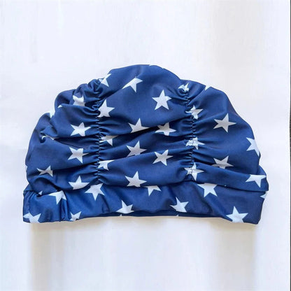 Stylish Stretch Swimming Cap – Silicone Waterproof Pool Swim Hat