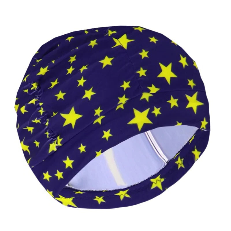 Stylish Stretch Swimming Cap – Silicone Waterproof Pool Swim Hat