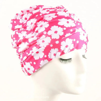 Stylish Stretch Swimming Cap – Silicone Waterproof Pool Swim Hat
