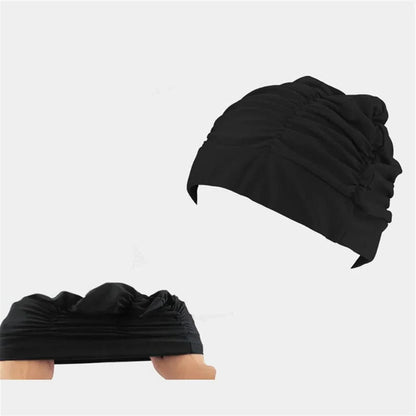 Stylish Stretch Swimming Cap – Silicone Waterproof Pool Swim Hat
