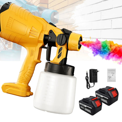 Cordless Electric Paint Sprayer – HVLP Spray Gun for Home Painting Projects