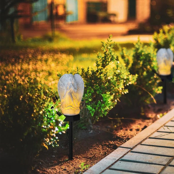 Solar Angel Garden Light – Decorative Outdoor LED Solar Angel Stake Light