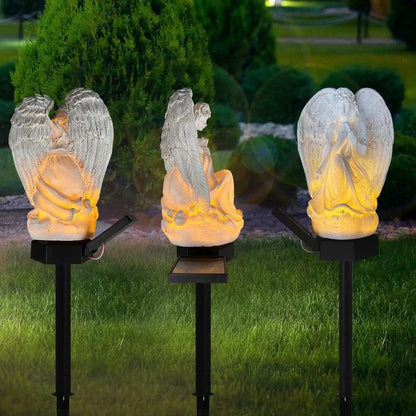 Solar Angel Garden Light – Decorative Outdoor LED Solar Angel Stake Light