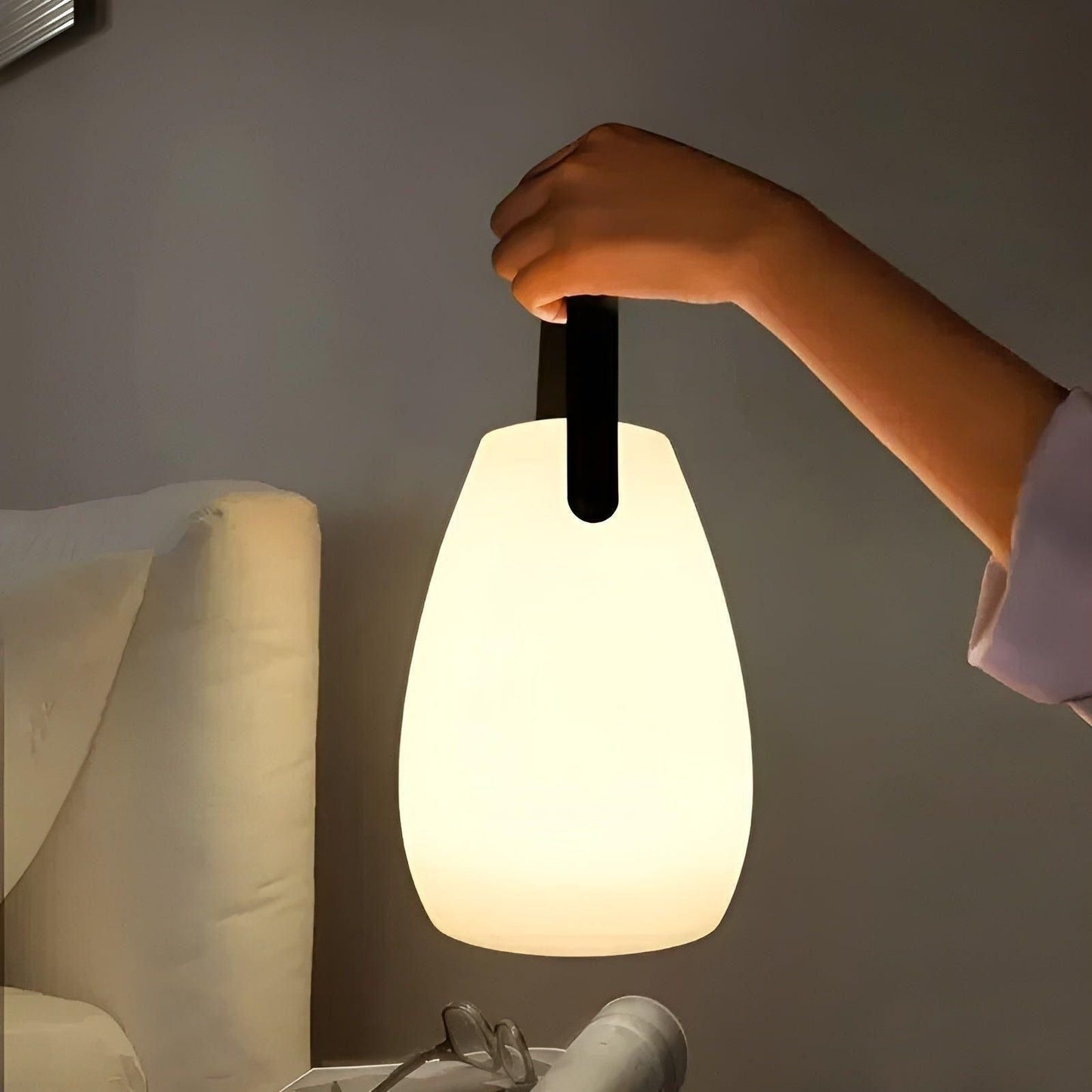 Cordless Waterproof LED Table Lamp – Rechargeable Indoor Outdoor Mood Light
