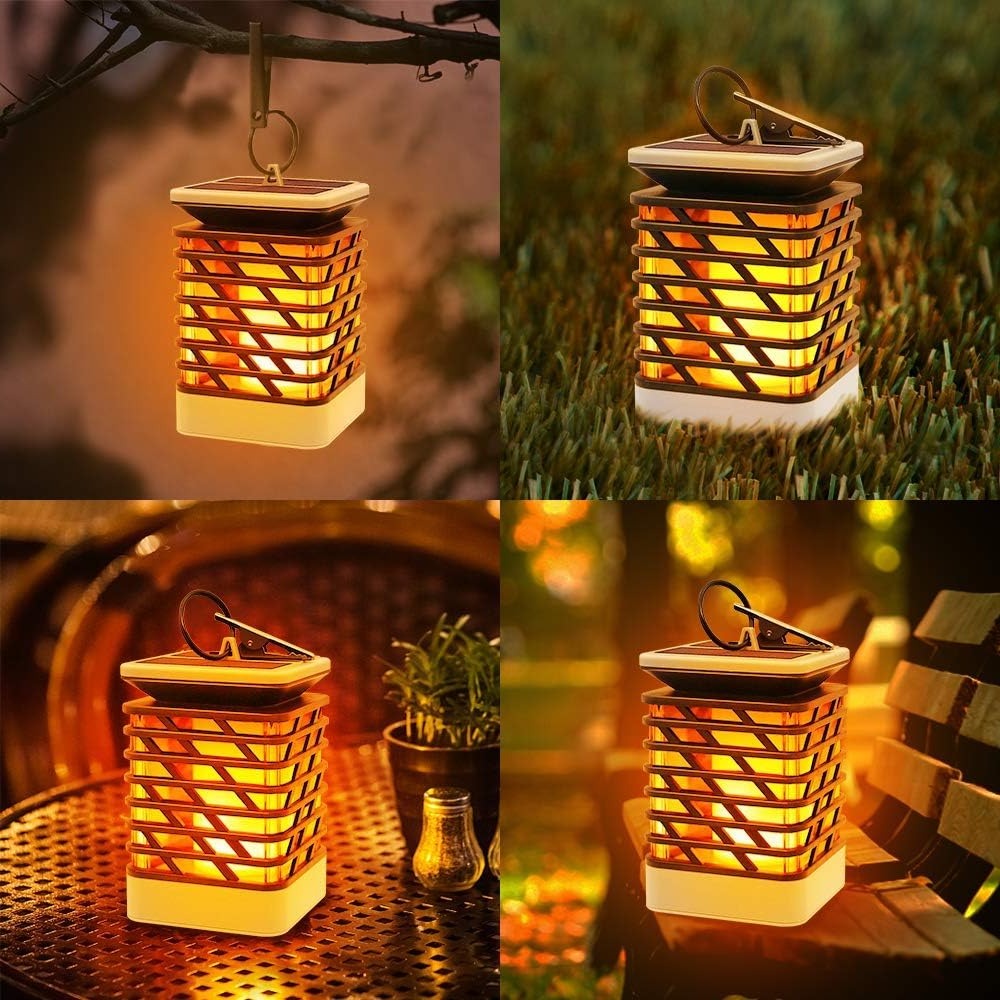 Solar LED Garden Lantern – Decorative Outdoor Solar Powered Patio Lantern