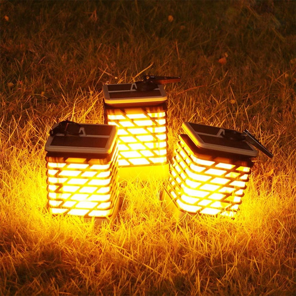Solar LED Garden Lantern – Decorative Outdoor Solar Powered Patio Lantern