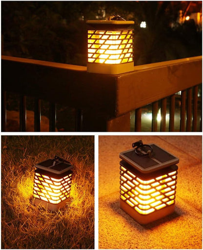 Solar LED Garden Lantern – Decorative Outdoor Solar Powered Patio Lantern