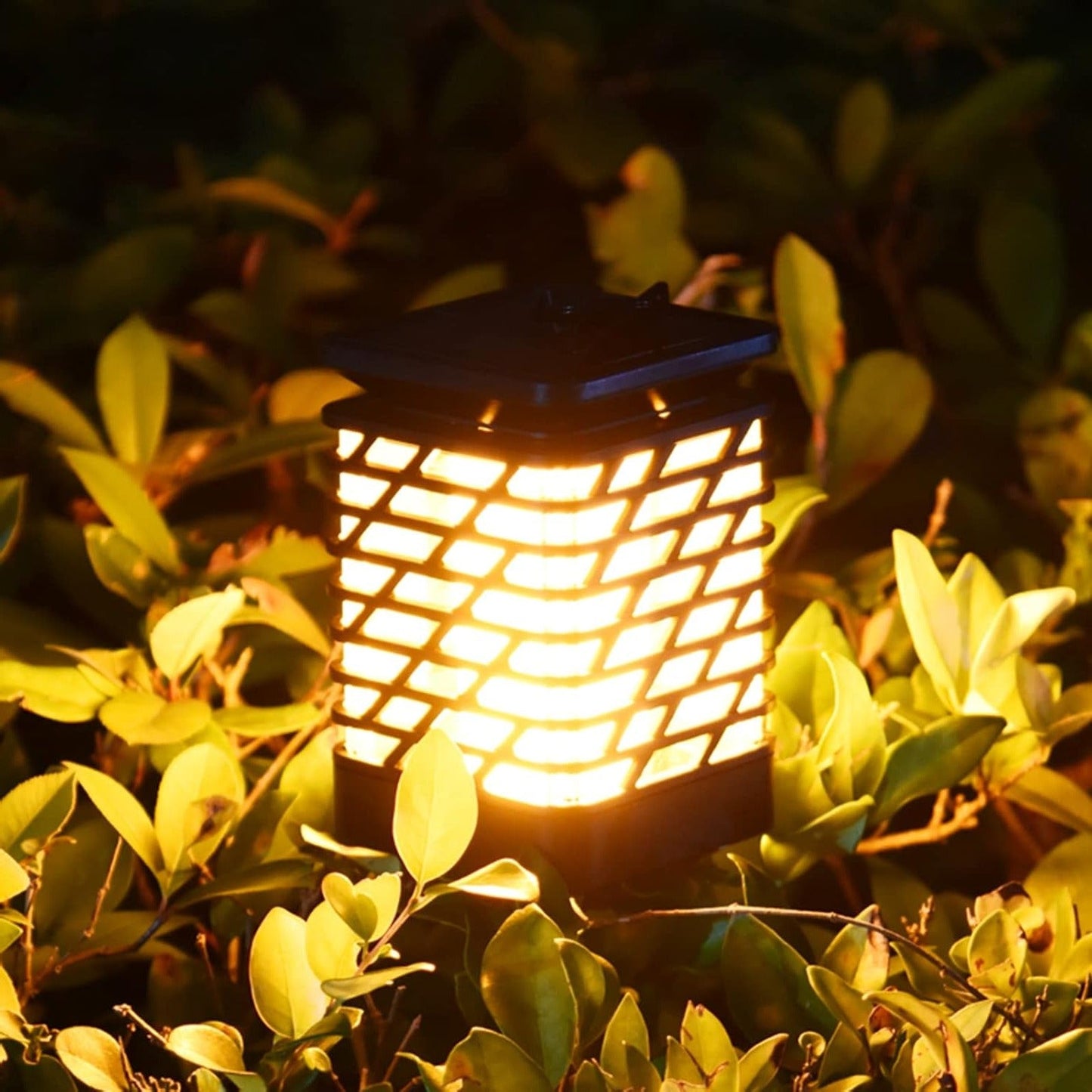 Solar LED Garden Lantern – Decorative Outdoor Solar Powered Patio Lantern