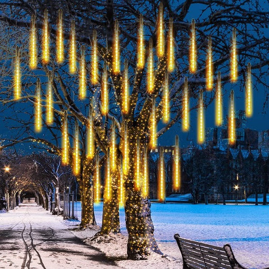 LED Dripping Icicle String Lights – Indoor & Outdoor Christmas Fairy Lights