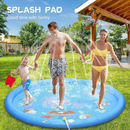 Kids Sprinkler Splash Pad – Outdoor Water Play Mat for Children