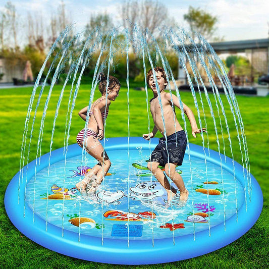 Kids Sprinkler Splash Pad – Outdoor Water Play Mat for Children