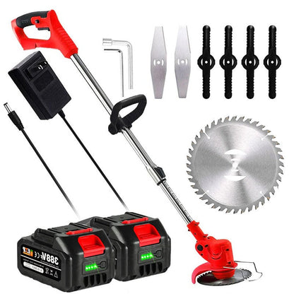 Cordless Electric Grass Trimmer – Battery Powered Lawn Edge Cutter