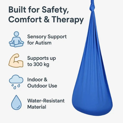 Sensory Therapy Hammock Swing – Indoor & Outdoor Autism Support Swing