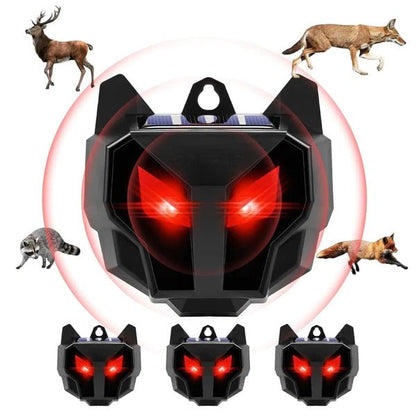 Solar Powered Nocturnal Animal Repeller – Pack of 2 Outdoor Pest Deterrent