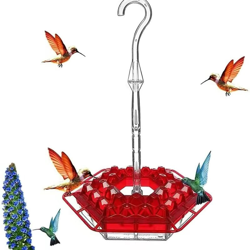 Ant-Proof Hummingbird Feeder with Hanging Perch – Outdoor Bird Feeder