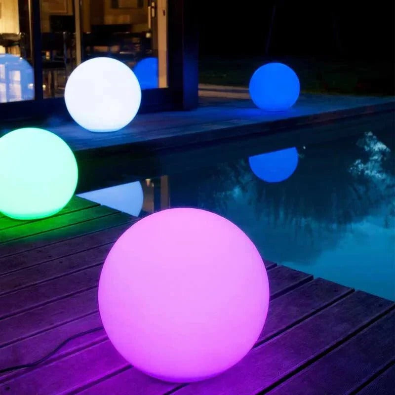Outdoor Globe LED Light – Wireless Weatherproof 16-Colour RGB Sphere Lamp