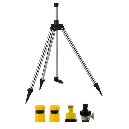 High-Pressure Rotating Tripod Garden Sprinkler – 360° Lawn Irrigation