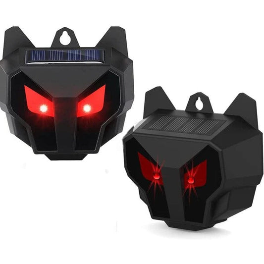 Solar Powered Nocturnal Animal Repeller – Pack of 2 Outdoor Pest Deterrent