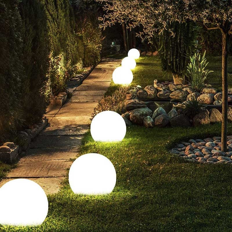 Outdoor Globe LED Light – Wireless Weatherproof 16-Colour RGB Sphere Lamp