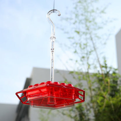 Hummingbird Feeder with Built-In Ant Moat – Outdoor Garden Bird Feeder