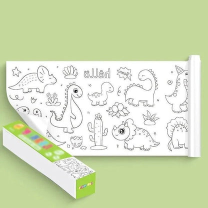 Kids Drawing Roll – Reusable Art Paper Roll for Children's Creativity