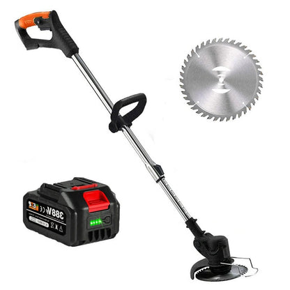 Battery Powered Cordless Grass Trimmer – Electric Lawn Edge Cutter