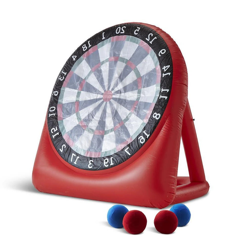 Giant Inflatable Soccer Dartboard – Outdoor Family Party Game Set