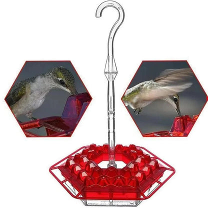Ant-Proof Hummingbird Feeder with Hanging Perch – Outdoor Bird Feeder